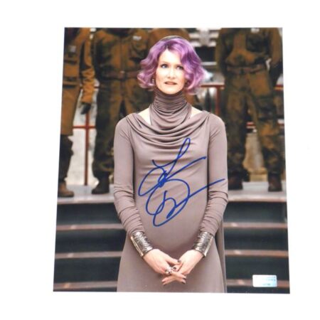 Laura Dern Autographed Signed Vice Admiral Haldo Star Wars The Last Jedi 8x10 Photo - Celebrity Authentics