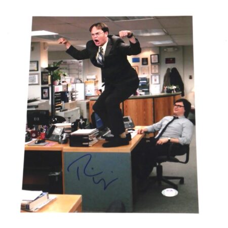 Rainn Wilson Autographed Signed Dwight Schrute The Office 11 x 14 Photo - JSA Witnessed