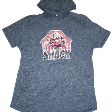 Cade Bunnell 2025 Team Issued & Signed Official Columbus Clingstones Evoshield Hooded Pullover Sweatshirt - Worn for Batting Practice!1