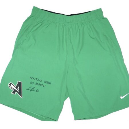 Cade Bunnell Practice Worn & Signed Official Augusta GreenJackets Nike Dri-Fit Shorts