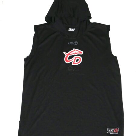 Drew Lugbauer 2025 Practice Worn & Signed Official Caliente Durango UDI Hooded Shirt