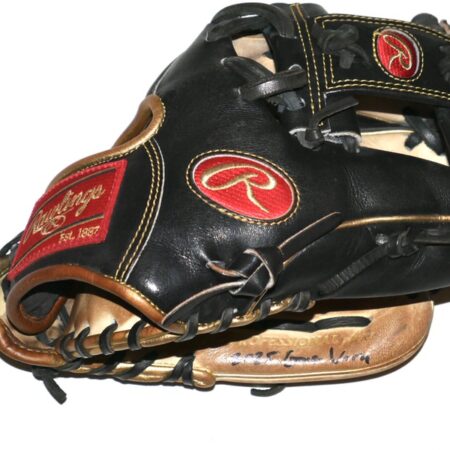 Luke Waddell 2025 Gwinnett Stripers Game Worn & Signed Rawlings Heart of the Hide Baseball Glove1