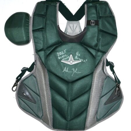 Adam Zebrowski 2025 Columbus Clingstones Game Worn & Signed All-Star MVP-PRO Chest Protector