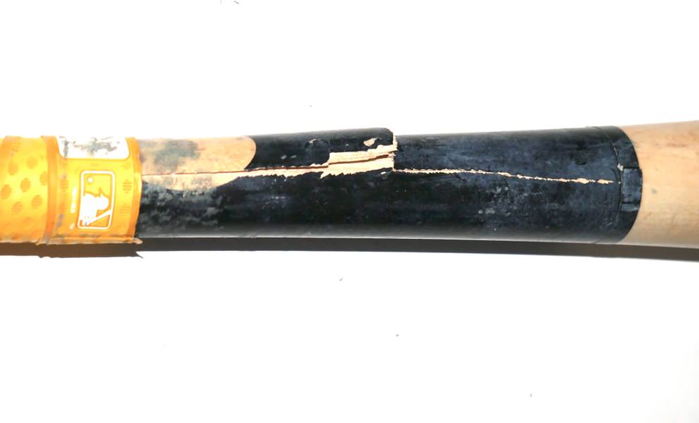 Logan Davidson 2025 Oakland Athletics #6 Rookie Year Game Used & Signed Louisville Slugger Model S439 Baseball Bat