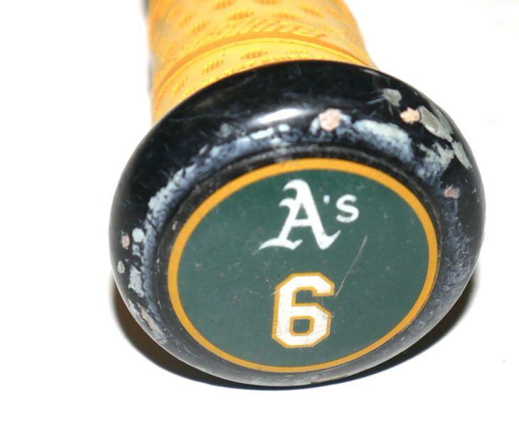 Logan Davidson 2025 Oakland Athletics #6 Rookie Year Game Used & Signed Louisville Slugger Model S439 Baseball Bat