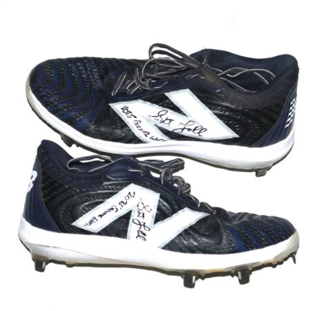 Stuart Fairchild 2025 Atlanta Braves Game Worn & Signed Blue & White New Balance FuelCell Cleats
