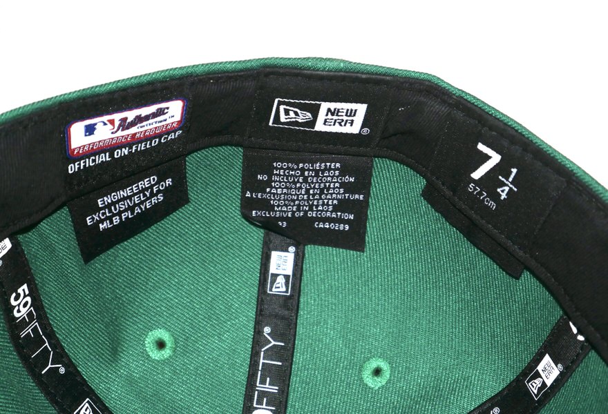 Stuart Fairchild 2025 Spring Training Worn & Signed Official Cincinnati Reds St Patrick's Day New Era 59FIFTY Hat - Awesome Inscription!