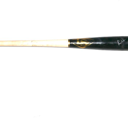 Logan Davidson 2025 Las Vegas Aviators Game Used & Signed Louisville Slugger S439 Maple Baseball Bat - CRACKED