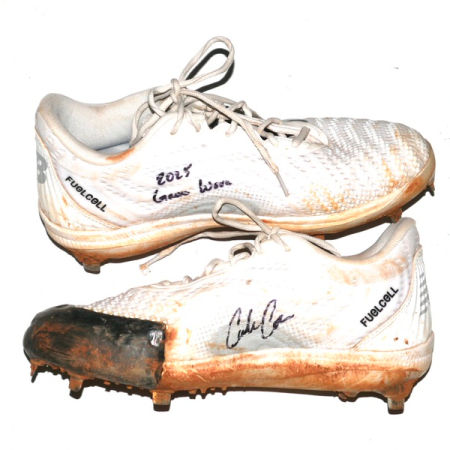 Coleman Crow 2025 Biloxi Shuckers Game Worn & New Balance FuelCell Cleats