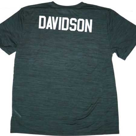 Logan Davidson 2025 Player Issued & Signed Official Green Oakland Athletics "DAVIDSON" Nike Dri-Fit XL Shirt - Worn Rookie Year!