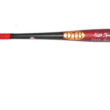 Stuart Fairchild 2025 Atlanta Braves Game Used & Signed Dove Tail DTB Baseball Bat