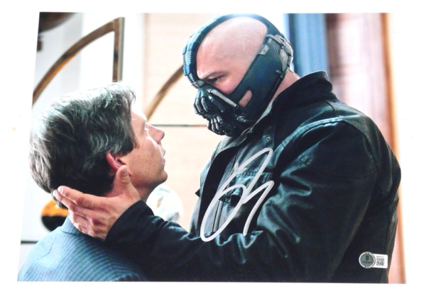 Tom Hardy Signed Bane 11x14 Photo Autographed The Dark Knight