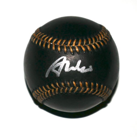 Austin Wells New York Yankees Signed Rawlings Official Major League Black Leather Baseball - JSA COA