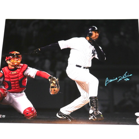Bernie Williams New York Yankees Autographed Signed ALCS 16 x 20 Photo JSA Witnessed
