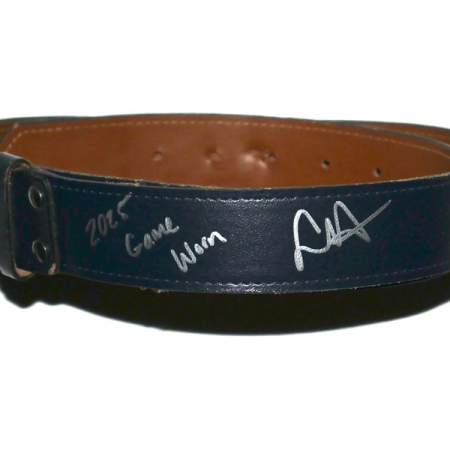 Logan Davidson 2025 Sugar Land Space Cowboys Game Worn & Signed Champro Baseball Belt