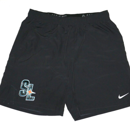 Logan Davidson Practice Worn & Signed Official Sugar Land Space Cowboys 20 DAVIDSON Nike Shorts