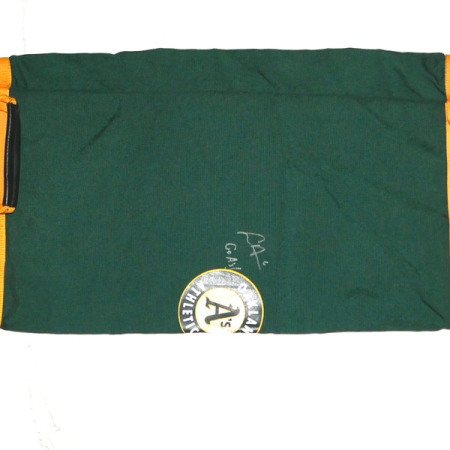 Logan Davidson Team Issued & Signed Oakland Athletics Triple M Company Baseball Bat Bag