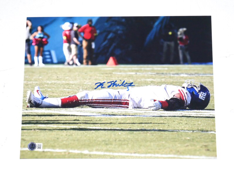 Kayvon Thibodeaux Signed New York Giants 11 x 14 Photo - Beckett Witnessed