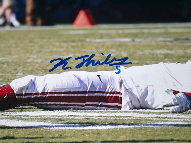Kayvon Thibodeaux Signed New York Giants 11 x 14 Photo - Beckett Witnessed