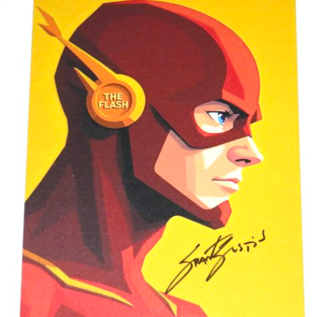 Grant Gustin Signed The Flash 8x12 Tin Photo - JSA Witnessed