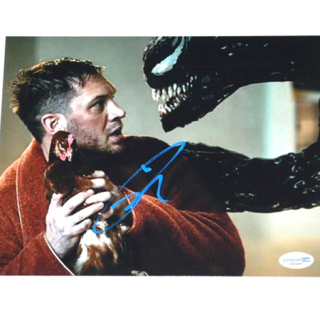 Tom Hardy Signed Eddie Brock Venom 8 x 10 Photo - ACOA