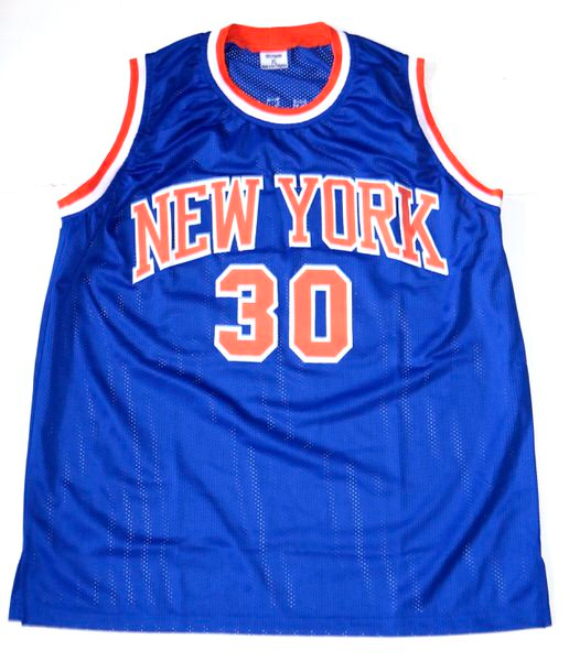 Bernard King Signed Autographed New York Knicks #30 Jersey with Awesome Inscriptions Beckett Witnessed