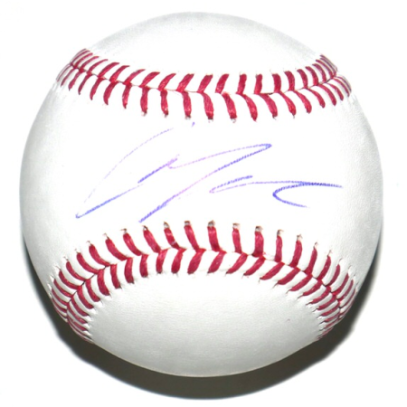 Christian Moore Los Angeles Angels Signed Autographed Rawlings Official Major League Baseball - Angels #1 Prospect! PSA