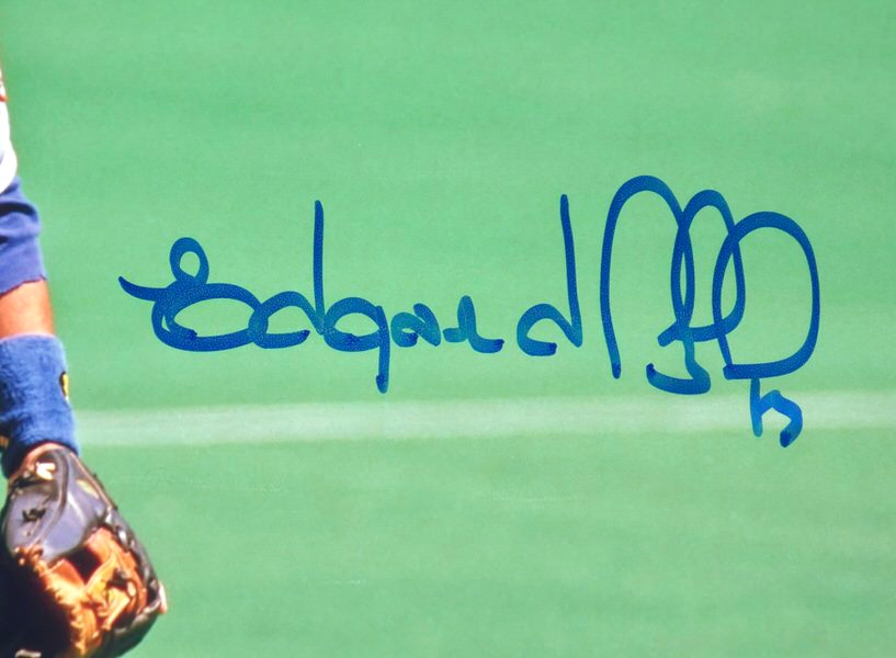 Edgardo Alfonzo Signed Autographed New York Mets 8 x 10 Photo - Beckett Witnessed