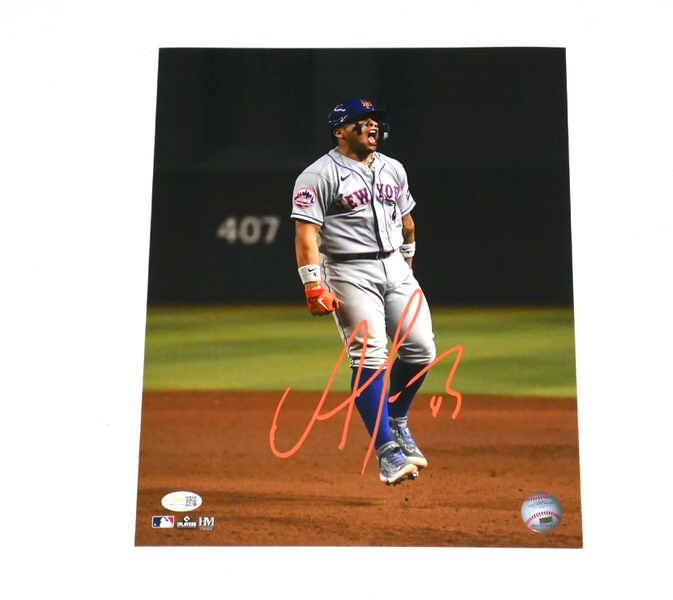Francisco Alvarez Signed New York Mets 11 x 14 Photo - JSA Witnessed - Comes in Toploader!