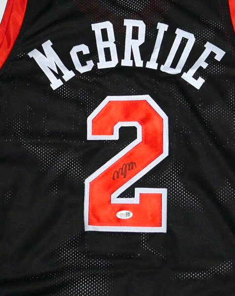 Miles Deuce McBride Signed New York Knicks #2 XL Jersey - JSA Witnessed