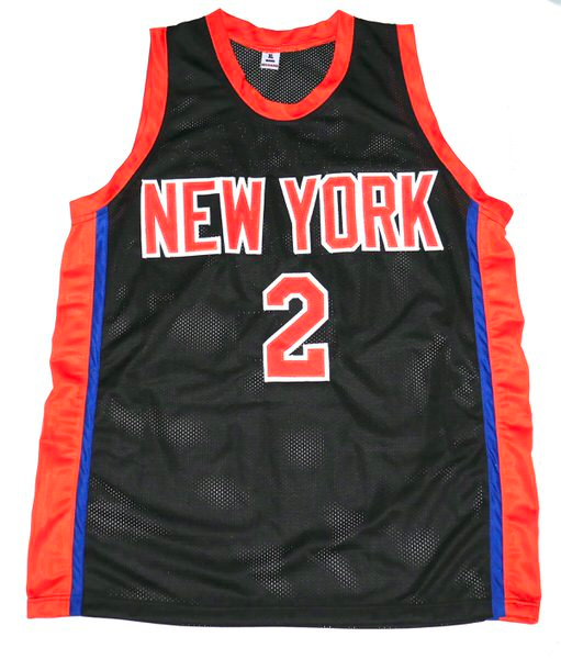 Miles Deuce McBride Signed New York Knicks #2 XL Jersey - JSA Witnessed