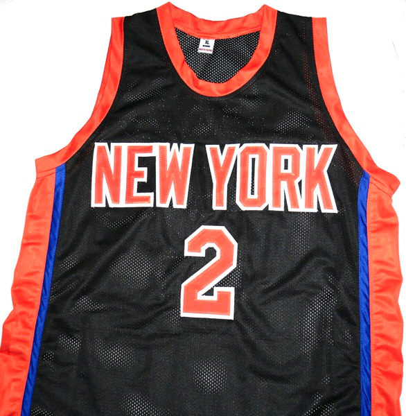 Miles Deuce McBride Signed New York Knicks #2 XL Jersey - JSA Witnessed
