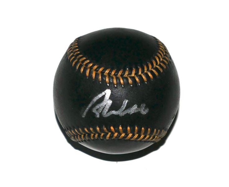 Austin Wells New York Yankees Signed Rawlings Official Major League Black Leather Baseball - JSA COA