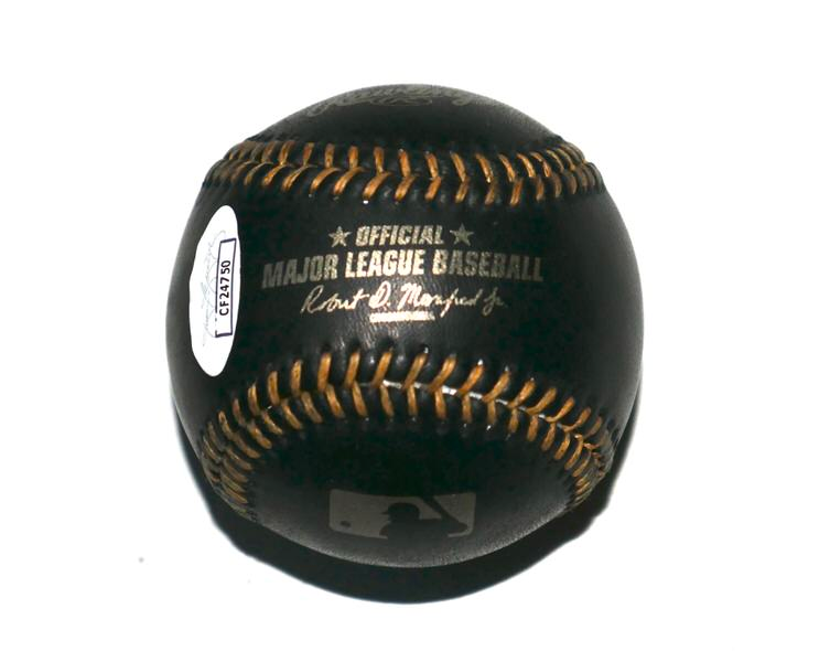 Austin Wells New York Yankees Signed Rawlings Official Major League Black Leather Baseball - JSA COA