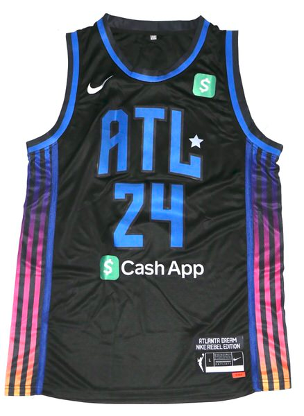 Brionna Jones Signed Atlanta Dream Nike Authentic Jersey #24 4x All-Star