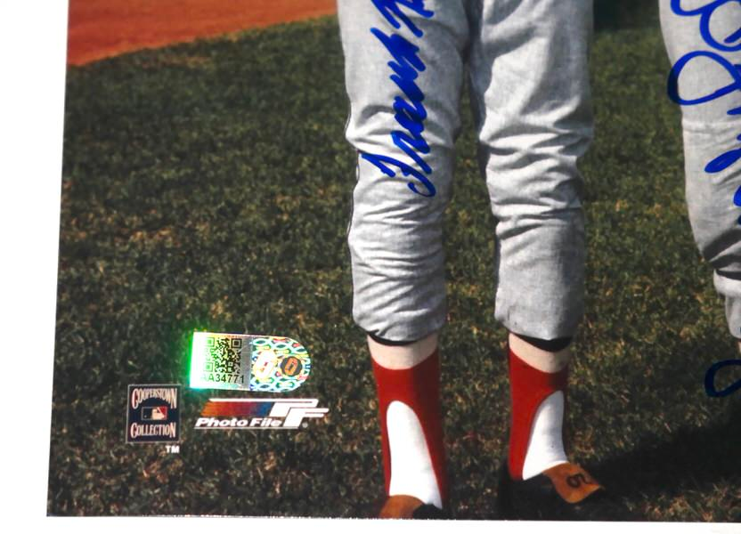 Brooks Robinson Frank Robinson Baltimore Orioles Signed 8x10 Photo HOF AIV
