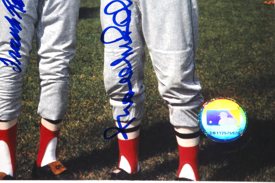 Brooks Robinson Frank Robinson Baltimore Orioles Signed 8x10 Photo HOF AIV