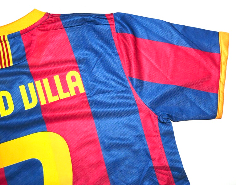 David Villa Signed F.C. Barcelona #7 Nike Authentic Jersey - Beckett Witnessed