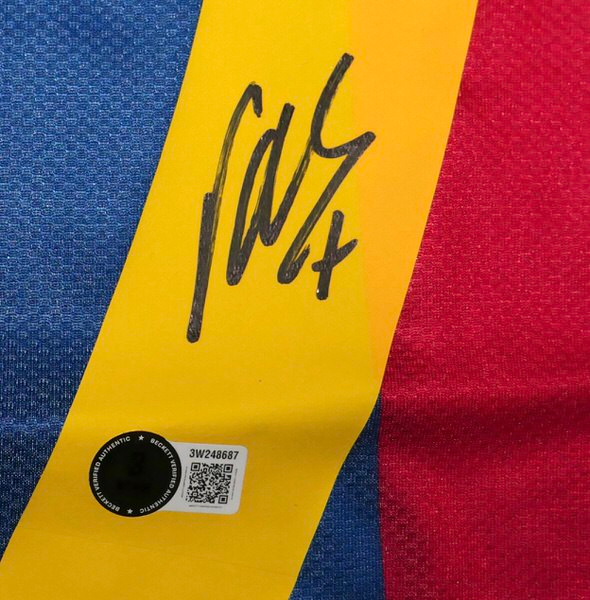 David Villa Signed F.C. Barcelona #7 Nike Authentic Jersey - Beckett Witnessed