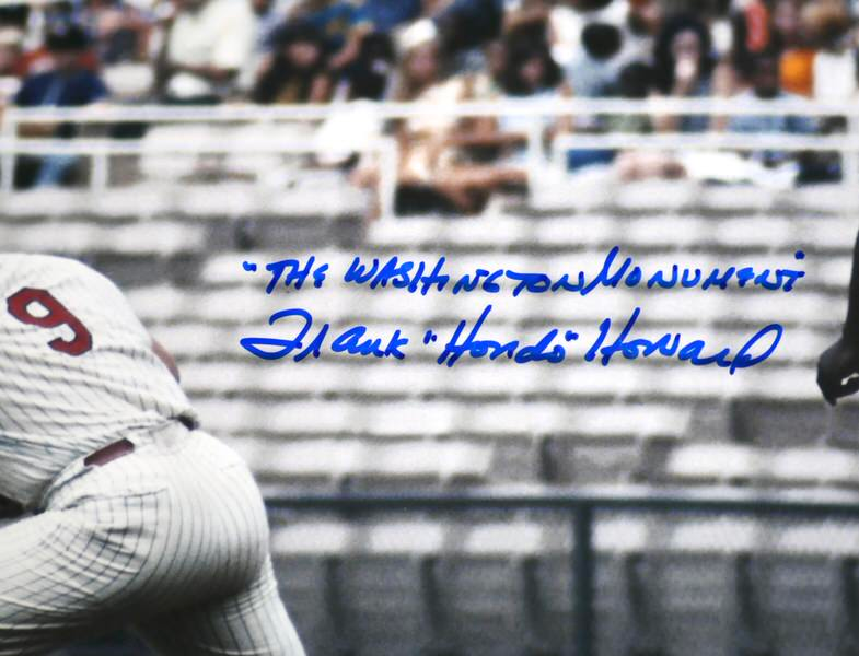 Frank Howard Washington Senators Signed 8x10 Photo with The Washington Monument Inscription - Comes in 8 x 10 Toploader!