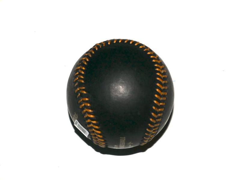 Josue De Paula Los Angeles Dodgers Signed OML Black Leather Baseball - #1 Prospect (Beckett Witnessed)