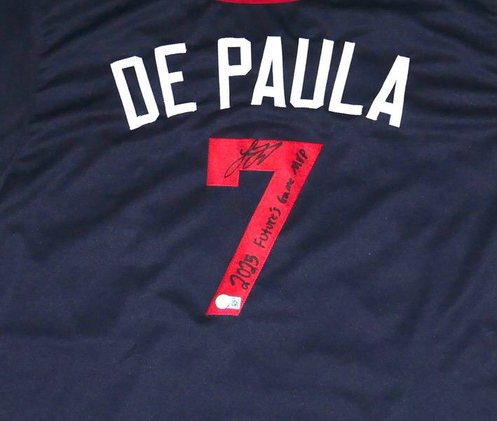Josue de Paula Signed National League Jersey Inscribed 2025 Futures Game MVP Beckett Witnessed