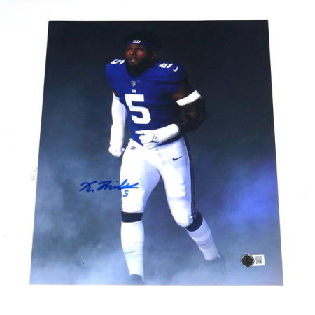 Kayvon Thibodeaux Autographed Signed New York Giants 11 x 14 Photo - Beckett Witnessed