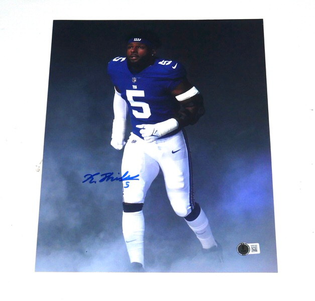 Kayvon Thibodeaux Autographed Signed New York Giants 11 x 14 Photo - Beckett Witnessed