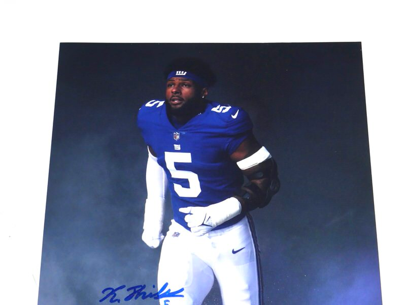 Kayvon Thibodeaux Autographed Signed New York Giants 11 x 14 Photo - Beckett Witnessed