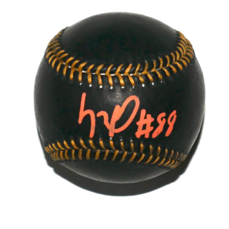 Luis Robert Jr New York Mets Signed Rawlings Official Major League Black Leather Baseball - Beckett Witnessed