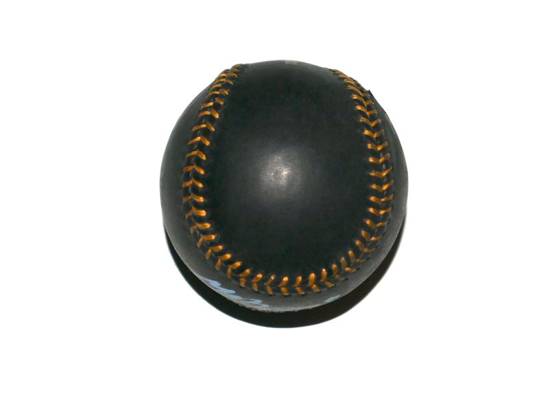 Moisés Ballesteros Chicago Cubs Signed Rawlings OML Black Leather Baseball - Beckett Witnessed