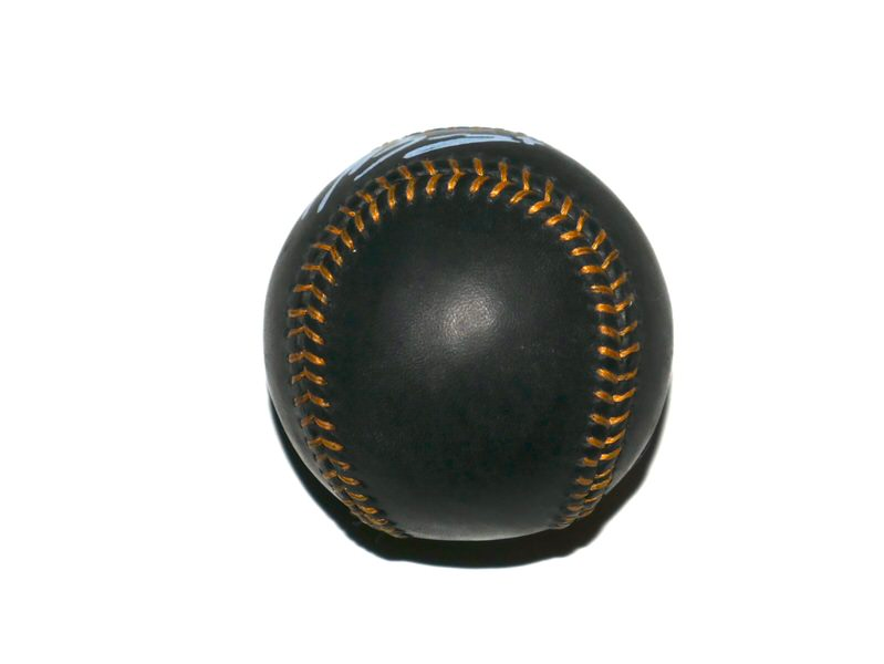 Moisés Ballesteros Chicago Cubs Signed Rawlings OML Black Leather Baseball - Beckett Witnessed