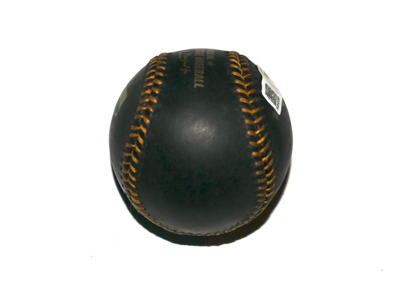 Moisés Ballesteros Chicago Cubs Signed Rawlings OML Black Leather Baseball - Beckett Witnessed
