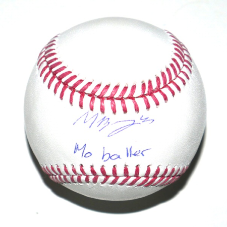 Moisés Ballesteros Chicago Cubs Signed Rawlings Official Major League Baseball with Mo Baller Inscription - Beckett Witnessed